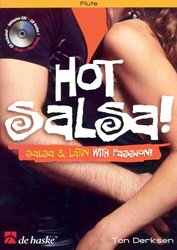 Hal Leonard MGB Distribution HOT SALSA ! (Salsa&Latin with passion!) + CD / příčná flétna