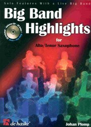 Hal Leonard MGB Distribution BIG BAND HIGHLIGHTS + CD          alto / tenor sax