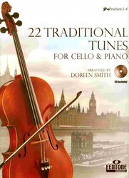 Fentone Music 22 Traditional Tunes + CD / violoncello + klavír