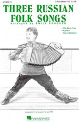 Hal Leonard Corporation THREE RUSSIAN FOLK SONGS /  3-PART MIX
