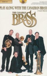 Hal Leonard Corporation PLAY ALONG WITH THE CANADIAN BRASS (easy)  + CD   lesní roh (f horn)