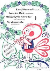 EDITIO MUSICA BUDAPEST Music P RECORDER MUSIC for beginners - Snadné skladby pro zobcovou flétnu a klavír