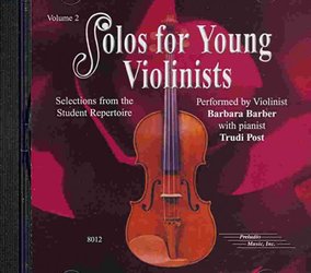 ALFRED PUBLISHING CO.,INC. SOLOS FOR YOUNG VIOLINISTS 2 - CD s klavírním doprovodem