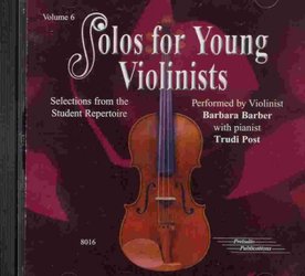 ALFRED PUBLISHING CO.,INC. SOLOS FOR YOUNG VIOLINISTS 6 - CD s klavírním doprovodem