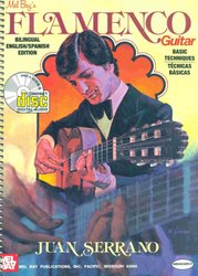 MEL BAY PUBLICATIONS Flamenco Guitar BasicTechniques by Juan Serrano + CD / kytara + tabulatura