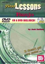 MEL BAY PUBLICATIONS FIRST LESSONS - BANJO + CD&DVD