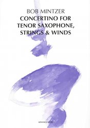 ADVANCE MUSIC Concertino For Tenor Saxophone, Strings&Winds / tenor sax + piano reductions