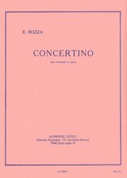 Alphonse Leduc CONCERTINO by BOZZA EUGENE  trumpet&piano
