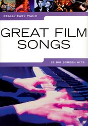 WISE PUBLICATIONS Really Easy Piano - GREAT FILM SONGS (22 big screen hits)