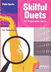 Anglo Music Press Skilful Duets - 40 Progressive Duets for Saxophones / 40 snadných duet pro mírně pokročilé hráče na saxofon