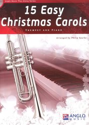 Anglo Music Press 15 Easy Christmas Carols + CD / trumpeta + klavír