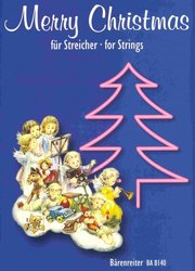 Editio Bärenreiter MERRY CHRISTMAS for strings (quartet) / partitura + party