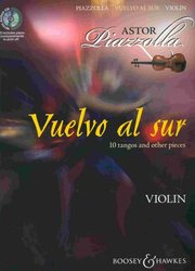 Boosey&Hawkes, Inc. VUELVO AL SUR by Astor Piazzolla + CD / housle a klavír