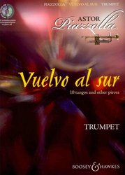 Boosey&Hawkes, Inc. VUELVO AL SUR by Astor Piazzolla + CD / trumpeta a klavír