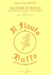 GERARD BILLAUDOT EDITEUR SOUVENIR DE PRAGUE op. 24 / dvě příčné flétny + klavír