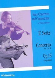 BOSWORTH EDITION SEITZ - Concerto No.2 in G, op.13 (Pupil's Concerto No. 2) / housle + klavír