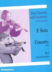 BOSWORTH EDITION SEITZ - Concerto in D, op.7 (Pupil's Concerto No. 1) / housle + klavír