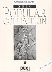 Edition DUX POPULAR COLLECTION 4 / solo book - tenor sax