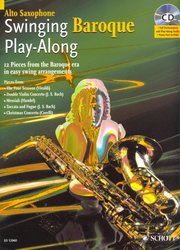 SCHOTT&Co. LTD SWINGING BAROQUE + CD /  altový saxofon a piano