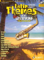 SCHOTT&Co. LTD LATIN THEMES + CD  alt saxofon a klavír