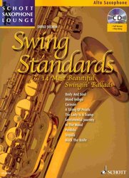 SCHOTT&Co. LTD SWING STANDARDS (14 most beautifull swingin' ballads) + CD / altový saxofon a piano