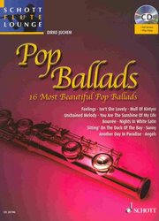 SCHOTT&Co. LTD POP BALLADS (16 beautiful pop ballads) + CD / příčná flétna a piano