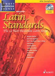 SCHOTT&Co. LTD LATIN STANDARDS + CD / altový saxofon + klavír