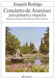 SCHOTT&Co. LTD Concierto de Aranjuez for Guitar and Orchestra by J.RODRIGO - kytara + klavír