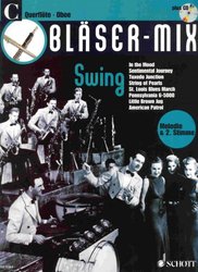 SCHOTT&Co. LTD BLASER-MIX: SWING + CD - C instruments (solos or duets)