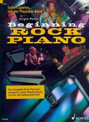 SCHOTT&Co. LTD Beginning Rock Piano by Jurgen Moser + CD    easy piano