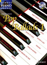 SCHOTT&Co. LTD POP BALLADS 1 (16 famous pop ballads) + CD / sólo klavír