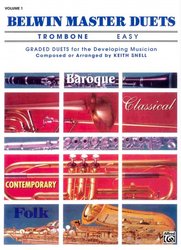 ALFRED PUBLISHING CO.,INC. BELWIN MASTER EASY DUETS / trombon (pozoun)