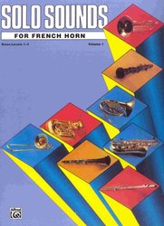 ALFRED PUBLISHING CO.,INC. SOLO SOUNDS FOR F HORN level 1-3      solo book