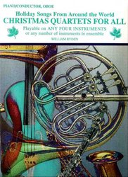 Warner Bros. Publications Christmas Quartets for All  - klavírní doprovod / hoboj