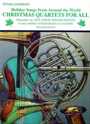Warner Bros. Publications Christmas Quartets for All  - tenor saxofon