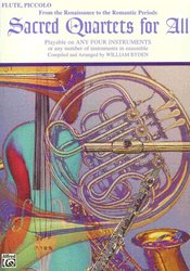 ALFRED PUBLISHING CO.,INC. Sacred Quartets For All  -  příčná flétna / pikola