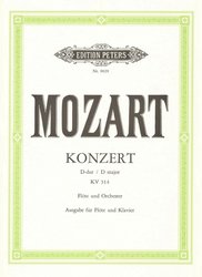 Edition Peters MOZART: Koncert D dur KV 314 / příčná flétna + klavír