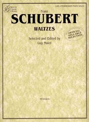 Belwin-Mills Publishing Corp. SCHUBERT FRANZ - WALTZES  intermediate piano solos