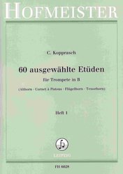 HOFMEISTER MUSIKVERLAG 60 AUSGEWAHLTE ETUDEN 1 by Kopprasch     trumpet