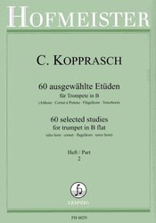 HOFMEISTER MUSIKVERLAG 60 AUSGEWAHLTE ETUDEN 2 by Kopprasch     trumpeta