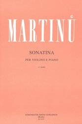 Editio Bärenreiter Martinů: Sonatina pro housle a klavír