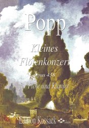 Edition Kossack POPP: Kleines Flotenkonzert Op. 438 / příčná flétna + klavír