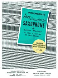 TRY PUBLISHING COMPANY Jazz Conception for Saxophone by Lennie Niehaus 3 (green) + CD for  Eb instruments