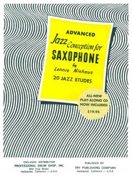 TRY PUBLISHING COMPANY Jazz Conception for Saxophone by Lennie Niehaus 4 (yellow) + CD for Eb instruments