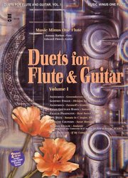 Music Minus One DUETS for Flute&Guitar, volume 1 + 2x CD / příčná flétna