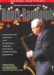 Music Minus One STOMPIN' AT THE SAVOY + CD for Bb/Eb Instruments