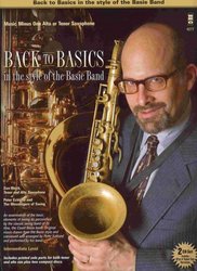 Music Minus One BACK to BASICS in style of the Bassie Band + 2x CD   alto/tenor saxofon
