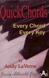 JAMEY AEBERSOLD JAZZ, INC QUICK CHORDS (every chord, every key)  pocket book            piano / keyboard