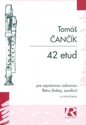 TALACKO EDITIONS 42 etud pro zobcovou flétnu (hoboj, flétnu, saxofon, klarinet, housle))