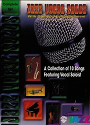 Warner Bros. Publications JAZZ VOCAL SOLOS with WB JAZZ COMBO - collection (9 ks)